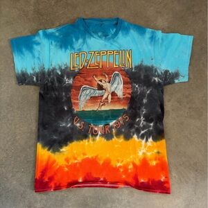 Led Zeppelin Tie-dye T-Shirt Size Medium
